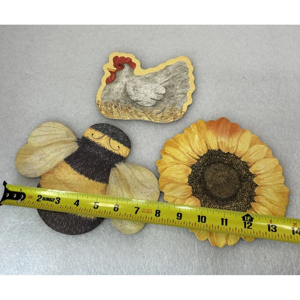 Pot Holder Set Decorative Coaster Decor Kitchen Dining Diane Knott Artist